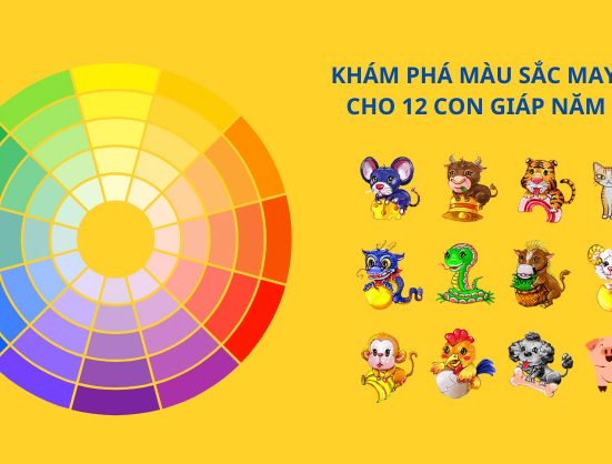 Màu sắc và con số may mắn của 12 con giáp