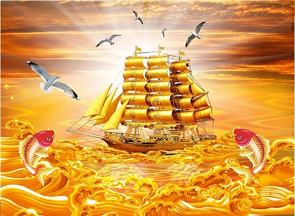 tranh thuan buom xuoi gio