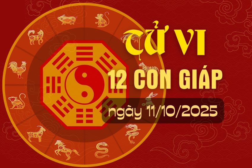 Tử vi 12 con giáp ngày 11/10/2025