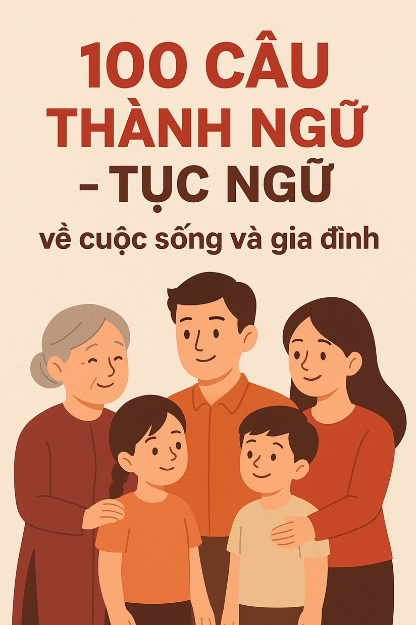 100 câu thành ngữ, tục ngữ Việt Nam về cuộc sống và gia đình