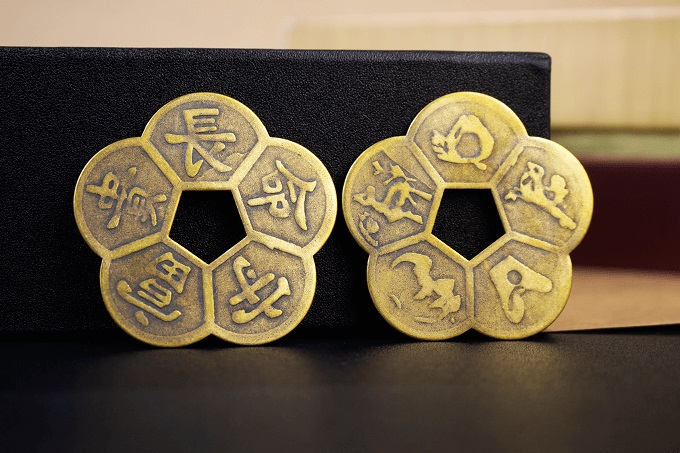 Đồng Xu Hoa Mai: Ý nghĩa, tác dụng và cách sử dụng 6 dong xu hoa mai