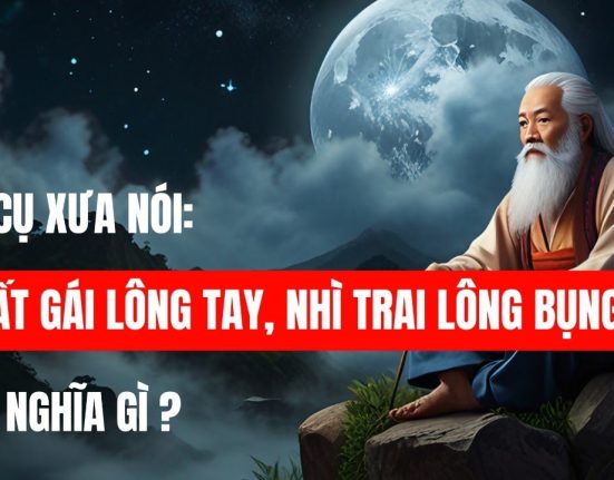 Nhất gái lông tay nhì trai lông bụng có nghĩa gì?