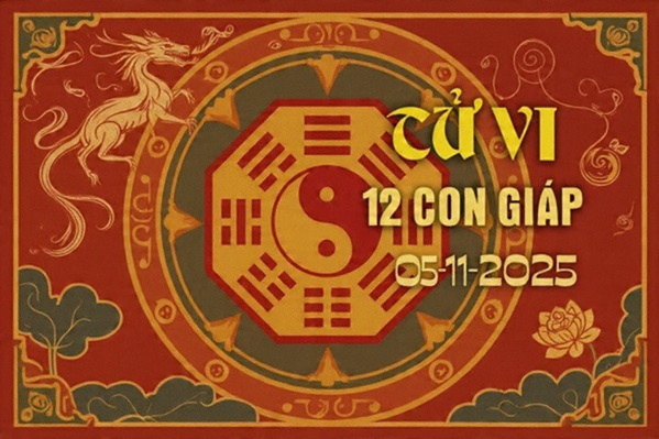 Tử vi 12 con giáp ngày 05/11/2025