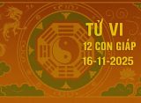 Tử vi 12 con giáp ngày 16/11/2025