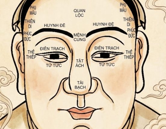 12 cung trên khuôn mặt