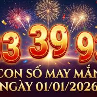Con số may mắn hôm nay ngày 01/01/2026
