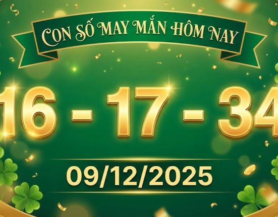 Con số may mắn hôm nay ngày 09/12/2025