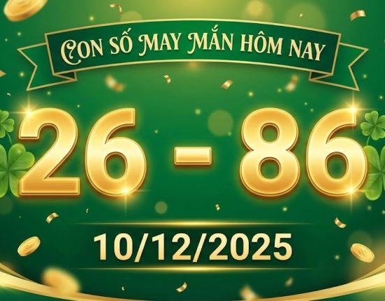 Con số may mắn hôm nay ngày 10/12/2025