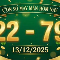 Con số may mắn hôm nay ngày 13/12/2025