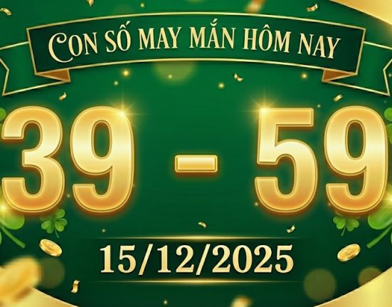 Con số may mắn hôm nay ngày 15/12/2025