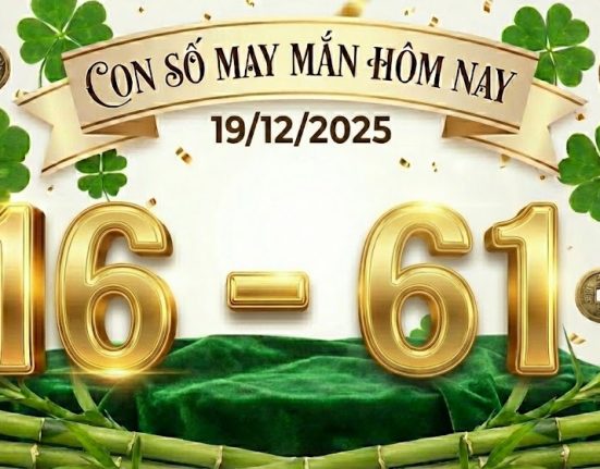 Con số may mắn hôm nay ngày 19/12/2025