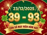 Con số may mắn hôm nay ngày 23/12/2025