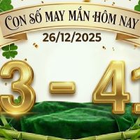 con so may man hom nay 26 12 2025