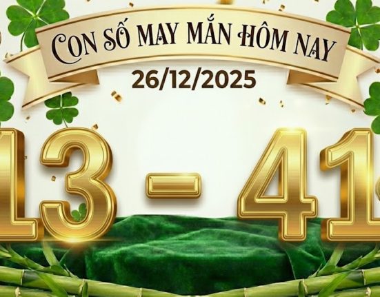 con so may man hom nay 26 12 2025