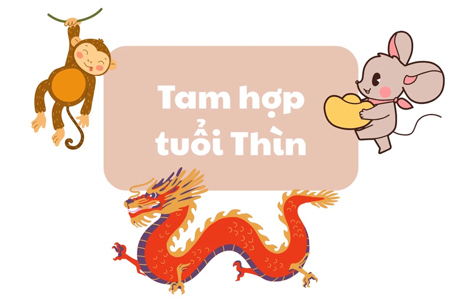 Tuổi Thìn hợp với tuổi gì và xung khắc với tuổi nào? 3 tam hop tuoi thin
