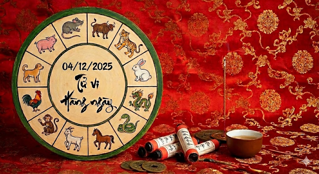 Tử vi 12 con giáp ngày 04/12/2025