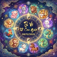 Tử vi 12 con giáp ngày 08/12/2025
