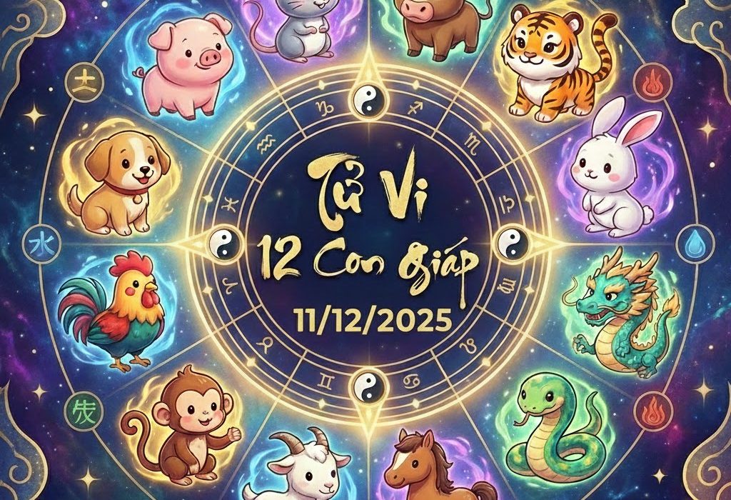 Tử vi 12 con giáp ngày 11/12/2025
