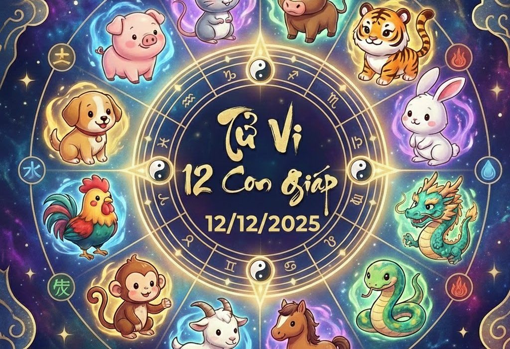 Tử vi 12 con giáp ngày 12/12/2025