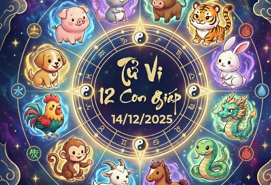 Tử vi 12 con giáp ngày 14/12/2025
