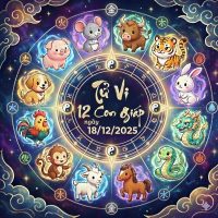 Tử vi 12 con giáp ngày 18/12/2025