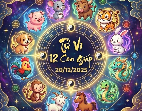 Tử vi 12 con giáp ngày 20/12/2025