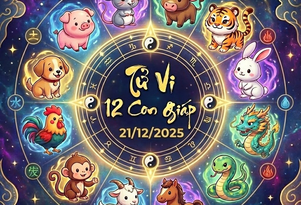 tu vi 12 con giap ngay 21 12 2025