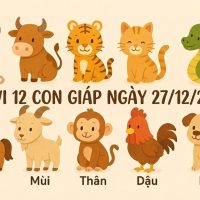 Tử vi 12 con giáp ngày 27/12/2025