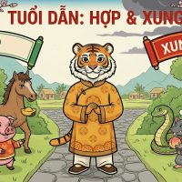 Tuổi Dần hợp với tuổi gì và xung khắc với tuổi nào?