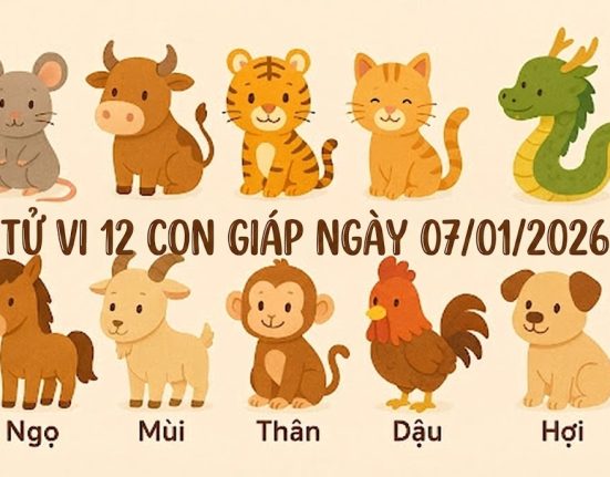 Tử vi 12 con giáp ngày 07/01/2026