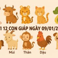 Tử vi 12 con giáp ngày 09/01/2026