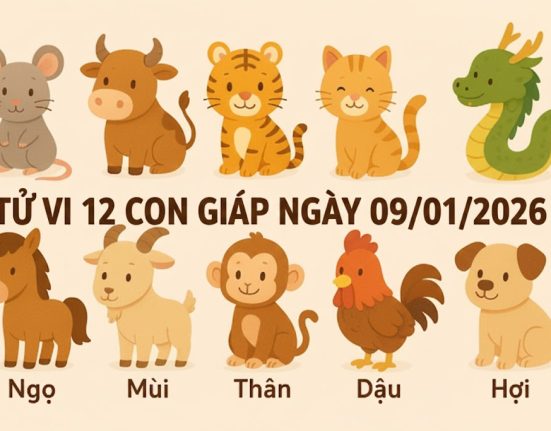 Tử vi 12 con giáp ngày 09/01/2026