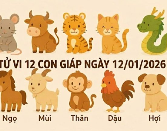 Tử vi 12 con giáp ngày 12/01/2026
