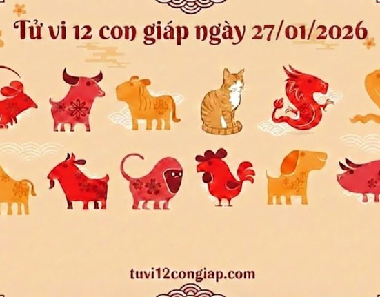 Tử vi 12 con giáp ngày 27/01/2026