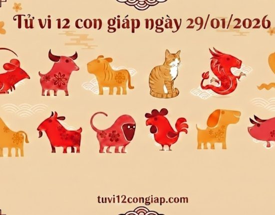 Tử vi 12 con giáp ngày 29/01/2026