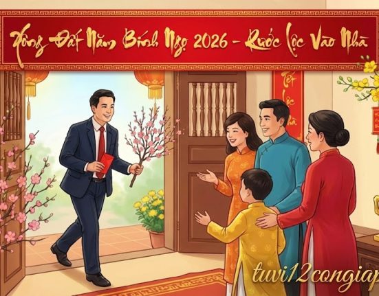 Xem tuổi xông đất Tết 2026 Bính Ngọ mang lại may mắn