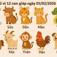 Tử vi 12 con giáp ngày 05/02/2026