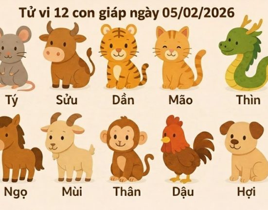 Tử vi 12 con giáp ngày 05/02/2026