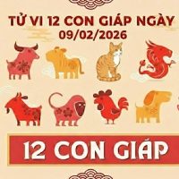 Tử vi 12 con giáp ngày 09/02/2026