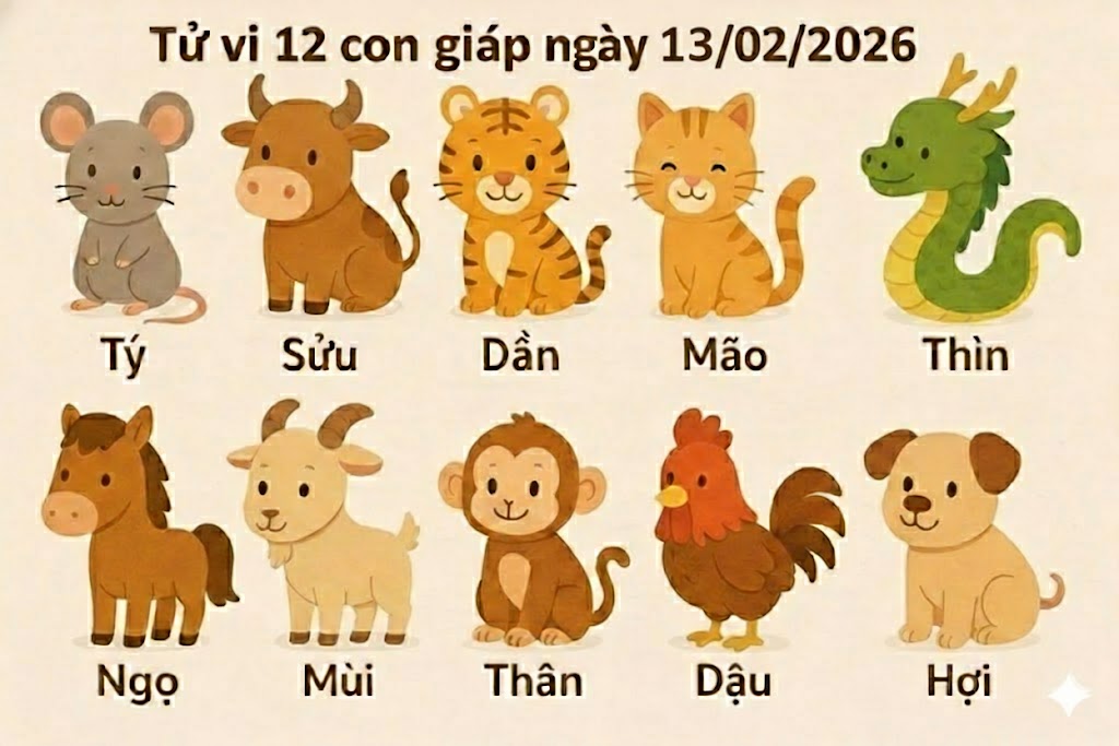 Tử vi 12 con giáp ngày 13/02/2026 3 Tử vi 12 con giáp ngày 13/02/2026
