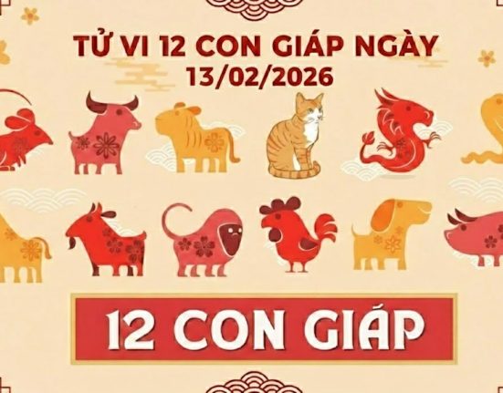 Tử vi 12 con giáp ngày 13/02/2026