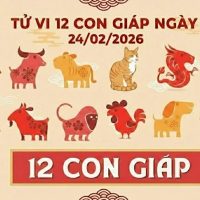 Tử vi 12 con giáp ngày 24/02/2026