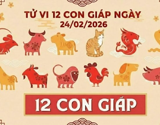 Tử vi 12 con giáp ngày 24/02/2026