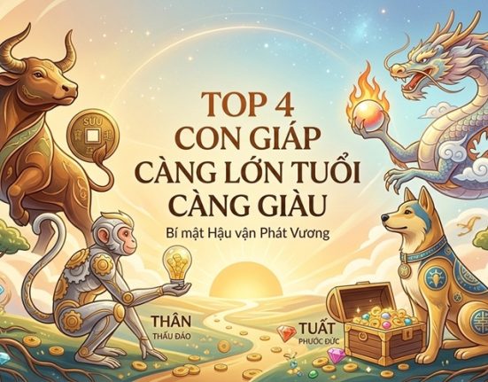 4 con giáp càng về già càng giàu