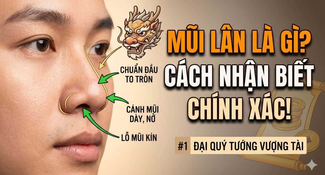 Tướng mũi lân tốt hay xấu? Đặc điểm nhận dạng và ý nghĩa