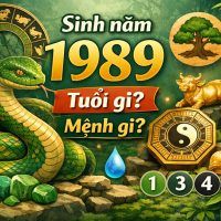 Sinh năm 1989 tuổi gì, mệnh gì?