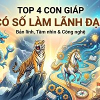 top 4 con giap co so lam lanh dao