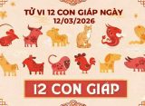 Tử vi 12 con giáp ngày 12/03/2026