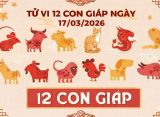 Tử vi 12 con giáp ngày 17/03/2026