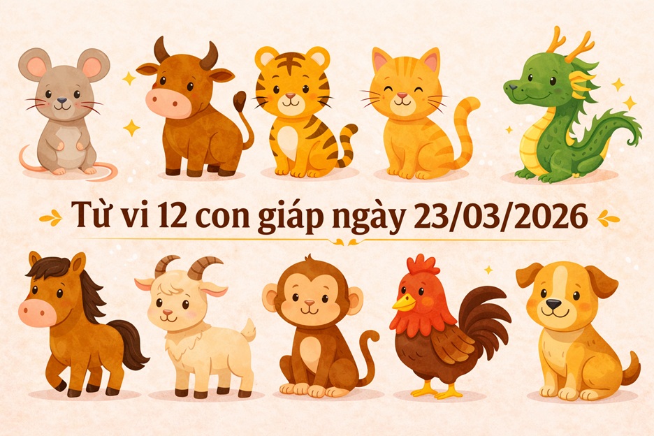 Tử vi 12 con giáp ngày 23/03/2026 3 Tử vi 12 con giáp ngày 23/03/2026